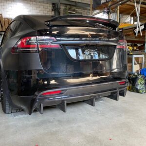 Tesla Model X Carbon Diffusor - DKS Performance 1