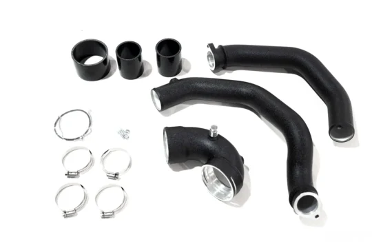 Aulitzky Tuning | Charge- & Boostpipe Set Aluminium schwarz | BMW M2/M3/M4 inkl. Competition/CS (F87/F80/F82/F83) S55 - DKS Performance