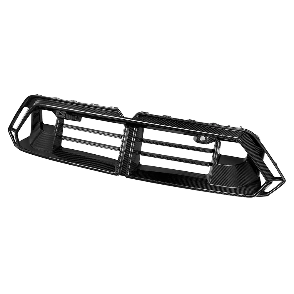 SQ-Style Frontstoßstangen Einsatz mit Lamellen Carbon passend für G90/G99 - DKS Performance 1