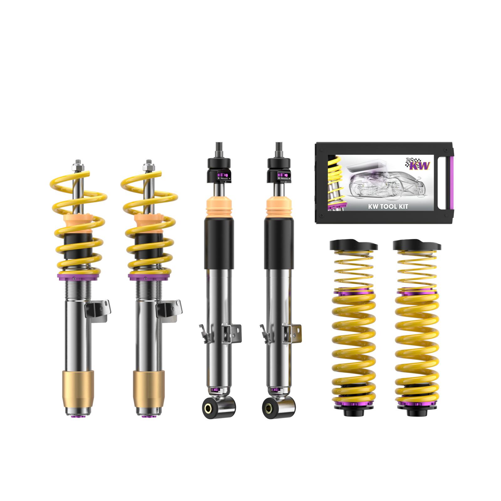 KW Gewindefahrwerk V3 inox (inkl. Stilllegung f. elektr. Dämpfer) passend für M2 G87 - DKS Performance KW Gewindefahrwerk V3 inox (inkl. Stilllegung f. elektr. Dämpfer) passend für M2 G87 - DKS Performance