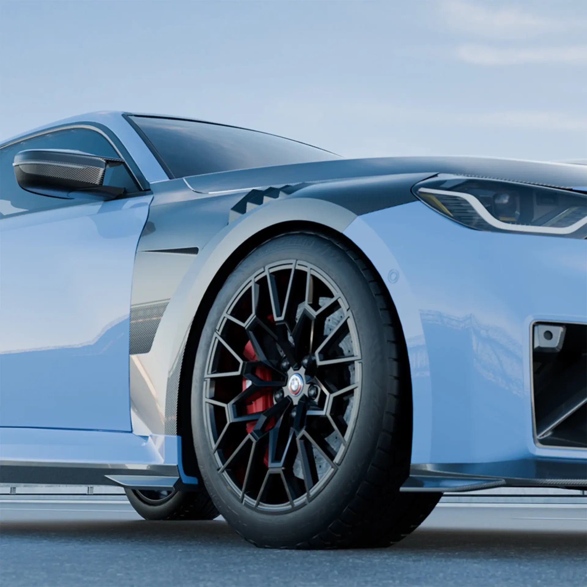Carbon Kotflügel SQ-Style passend für G87 M2 - DKS Performance 1 Carbon Kotflügel SQ-Style passend für G87 M2 - DKS Performance 1