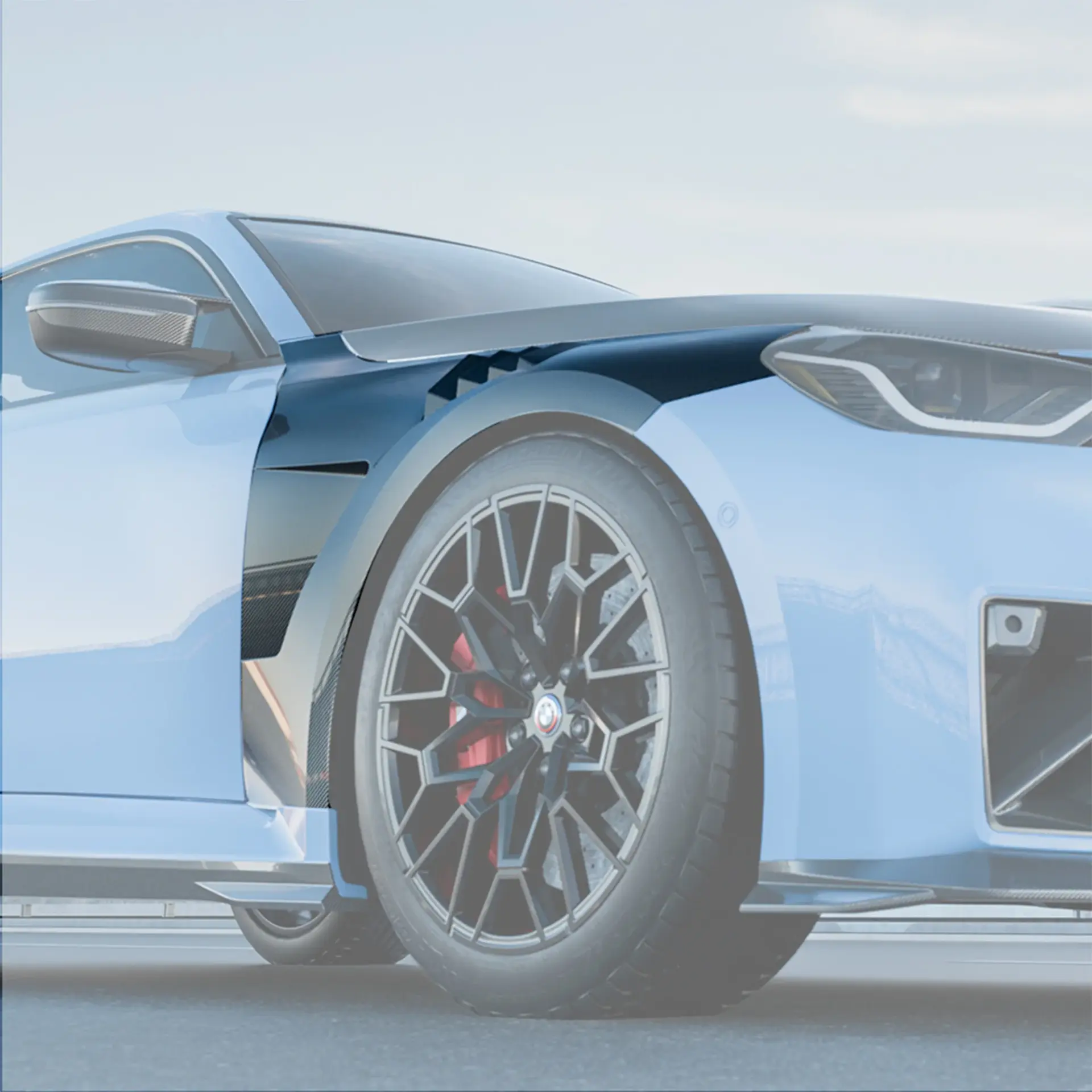 Carbon Kotflügel SQ-Style passend für G87 M2